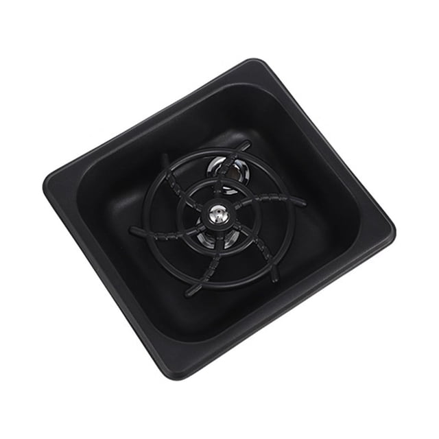 GUOOL Rinceur Automatique de Tasses Rinceur de Tasses en Verre Laveuse Automatique de Verres Nettoyage Rapide Évier Noir P
