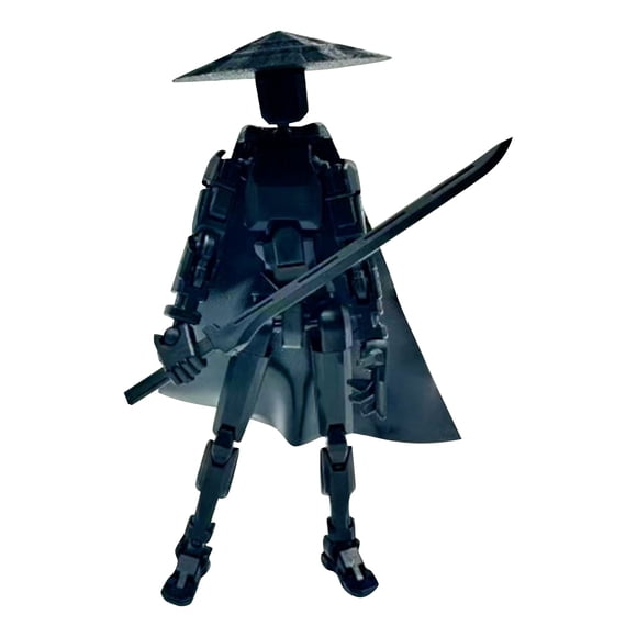 Titan 13 Action Figure,Stikbot Toys with Weapon Accessories,Action Figure, 3D Printed Multi-Jointed Movable Robot,Multi-Jointed Movable, Desktop Decorations for Game Lovers