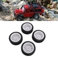 thumbnail image 3 of Rc 4 Pcs Pneus de Rallye Rc Compatibles avec TT01 XV02 70mm Échelle 1:10 Plastique Nylon Pneu de Moyeu de Roue de Voiture Rc, 3 of 7