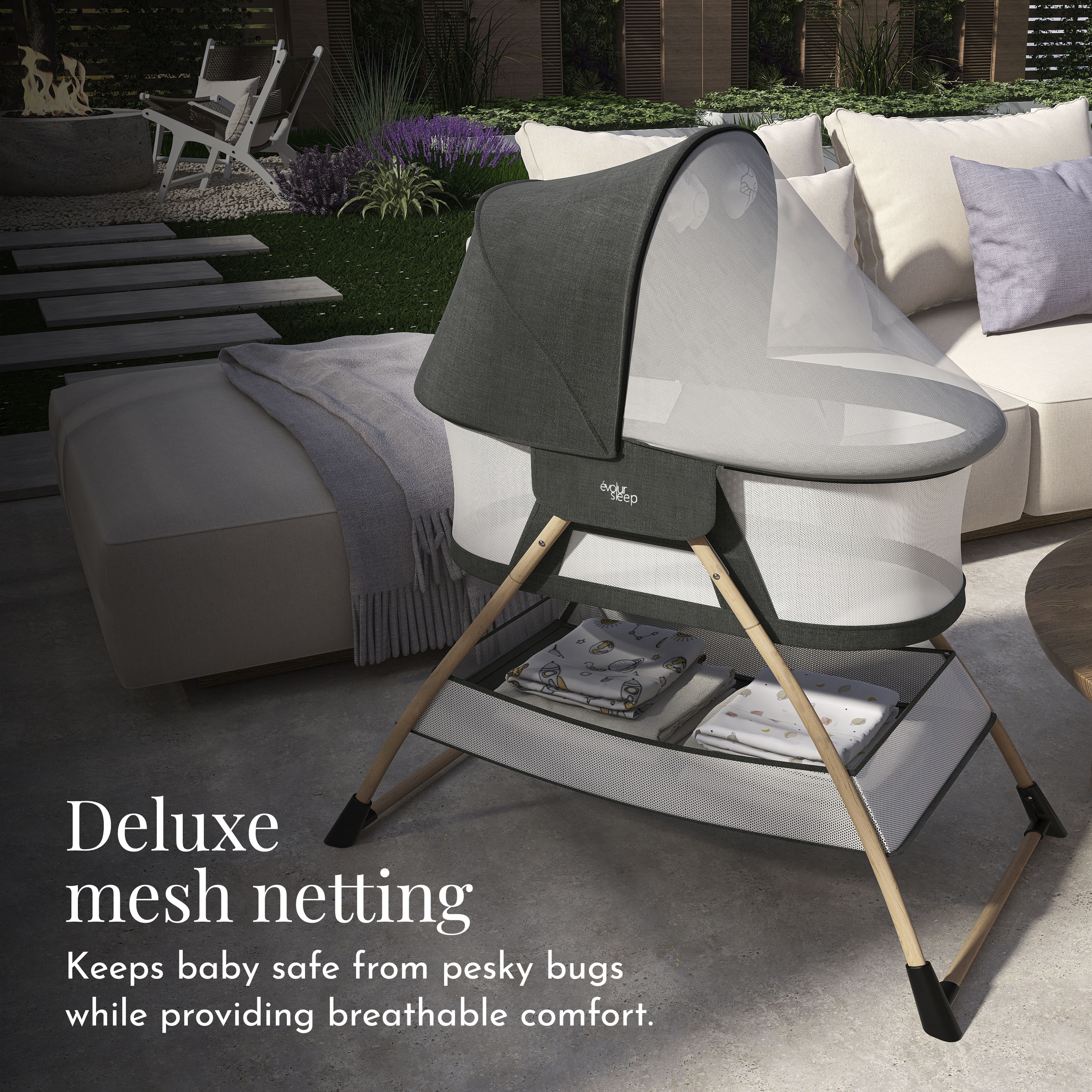 Berceau Evolur Cozy Dreamer, noir