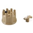 thumbnail image 1 of ACCEL Ignition Distributor Cap and Rotor Kit 8320ACC Clamp Down; Socket Style Posts; Tan, 1 of 7