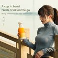 thumbnail image 3 of Amdohai Juicer Cup Portable USB Charging Mini 300ml Small Blender 40W Power 18000 rpm Juicer Electric Accompanying Juice Cup, 3 of 8