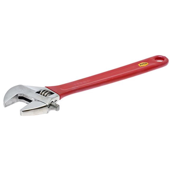 Aven 21190-12G Adjustable Stainless Steel Wrench With Grips - 12 Inch