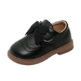 thumbnail image 2 of JDQJBZ Toddler Girls Mary Jane Flats Shoes Solid Color Bowknot Comfortable Soft Sole, 2 of 5