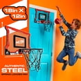 thumbnail image 2 of NERF Basketball Hoop Set - Pro Hoop Mini Hoop Set with Mini NERF Basketball - Steel Rim Great for Dunking - Over The Door Basketball Hoops, 2 of 3