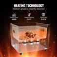 thumbnail image 3 of VEVOR 15L Ultrasonic Cleaner with Heater Timer & Basket Digital Sonic Machine, 3 of 9