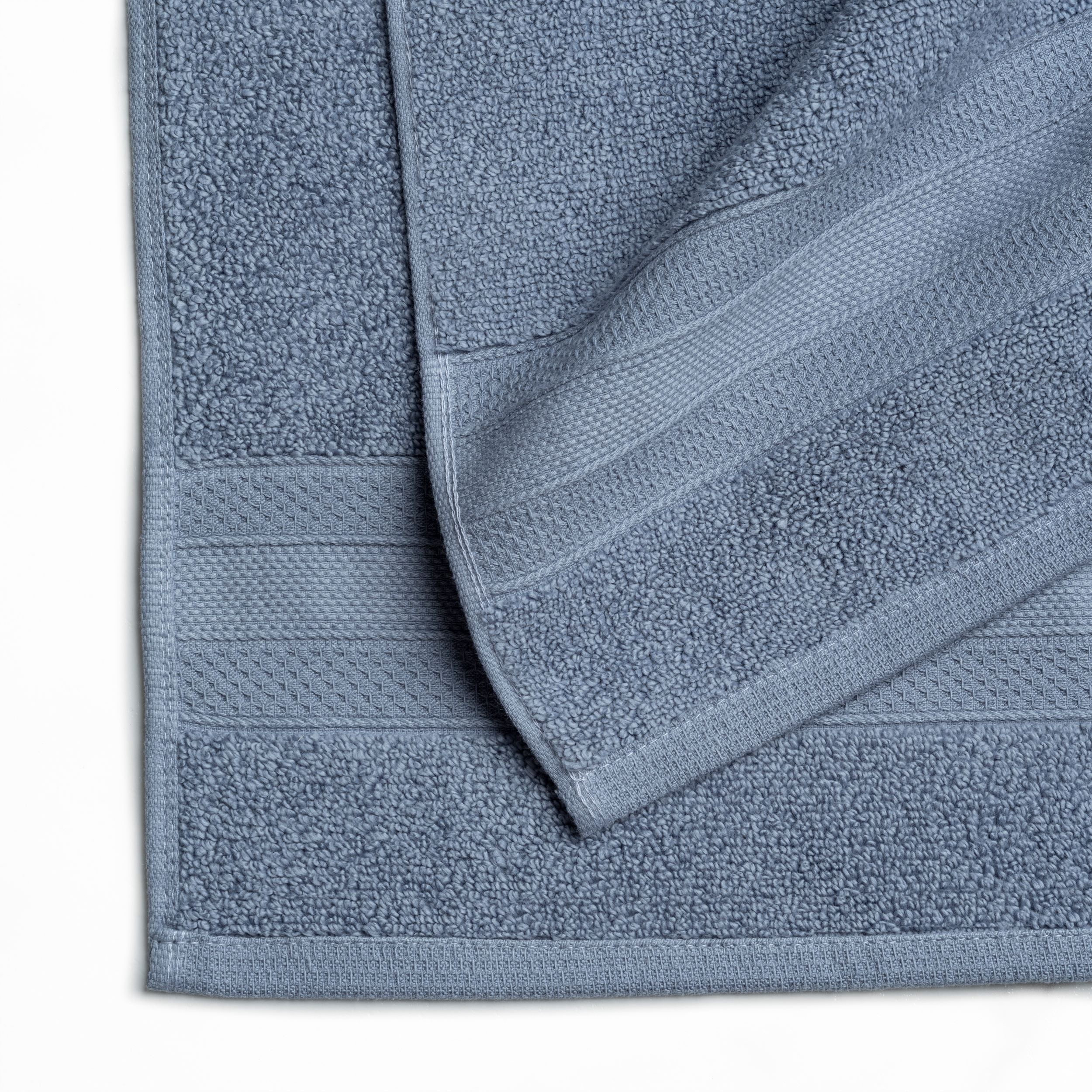 Drap de bain uni 100 % coton Home Trends, 1 pièce, 550 g/m², très absorbant et doux, bleu marine clair
