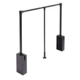 thumbnail image 2 of Wardrobe Rail, Alumina Tube Retractable Wardrobe Lift Hanger Closet Rod  For Cloakroom For Bedroom For Office· For Dormitory, 2 of 8