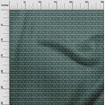 thumbnail image 2 of oneOone Viscose Jersey Fabric Diamond & Leaves Block Decor Fabric Printed BTY 60 Inch Wide, 2 of 5
