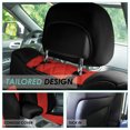thumbnail image 4 of For 2011–2021 Jeep Grand Cherokee FH Group Neoprene Waterproof Custom Fit Car Seat Covers - Front Red, 4 of 5