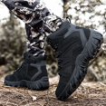 thumbnail image 2 of WEAIXIMIUNG Bottes Cowboy Hommes Chaussures Hommes Chaussures d'Escalade Randonnée Chaussures Mode Semelle Épaisse Espadrilles d'Alpinisme de Plein Air, 2 of 5