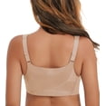 thumbnail image 2 of Curyon Soutien-gorge pour Femmes à Fermeture devant, Sans Armatures, Non Rembourré, Soutien Dorsal pour la Posture, 48D, 2 of 7