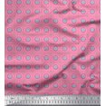 thumbnail image 1 of Soimoi Poly Georgette Fabric Flower Artistic Print Fabric by The Yard 52 Inch Wide, 1 of 3