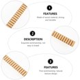 thumbnail image 2 of SHISUYAN 8 Pcs Bande de Fixation pour Guitare Pratique, Incrustation Flexible pour Guitare, 2 of 9