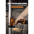 thumbnail image 2 of Amdohai 12V Cordless Brush Angle Grinder Kit, Ginding disc 3 Inch/76mm, Lightweight Angle Grinder Tool w/, 2 of 8