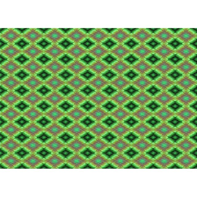 Ahgly Tapis Rectangulaire Lavable en Machine Vert Transitionnel, 4 Pieds x 6 Pieds