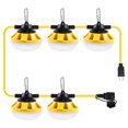 thumbnail image 2 of FungLam Construction Light String, 50 FT, 5 Lights, Industrial Grade, Linkable, 2 of 6