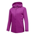thumbnail image 1 of Chandails à Capuchon Violets pour Adolescentes Hiver Automne Sport Gym Randonnée Course Sortie avec Capuche Imperméable Veste de Base Ensembles de Chandails à Capuchon Femmes à Fermeture Éclair 2025 Vêtements 3TG, 1 of 4