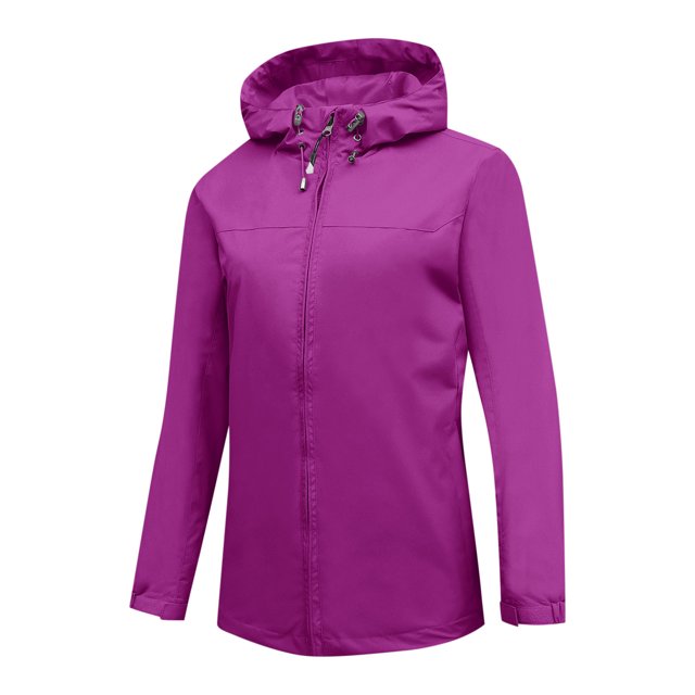 Chandails à Capuchon Violets pour Adolescentes Hiver Automne Sport Gym Randonnée Course Sortie avec Capuche Imperméable Veste de Base Ensembles de Chandails à Capuchon Femmes à Fermeture Éclair 2025 Vêtements 3TG