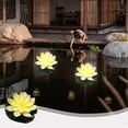 thumbnail image 3 of Solar Pool Lights Water Feeling Lotus Pond Light Floating Lotus Pond Light Water Feeling Floating Pond Light Led Floating Solar Pond Light Lantern Festival Blessing River Lantern, 3 of 6