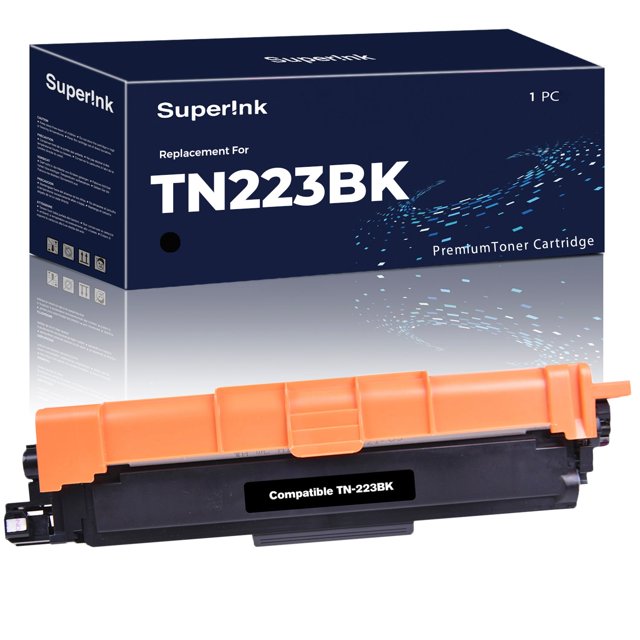 Cartouche de Toner Noire Compatible Brother TN-223 avec Puce par Superink