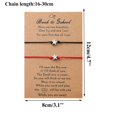 thumbnail image 3 of 2PCS Star Bracelet Back To School Gift Bracelet Plus Card Back To School Gifts Bracelet Set For 2 First Day Of School Bracelet Mommy And Me Bracelets For Mother, 3 of 4