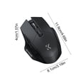 thumbnail image 3 of Wireless Gaming Mouse, Bluetooth & 2.4G Dual Mode, 1600 DPI Adjustable, Type-C Fast Charging, Silent Click, Portable Office Mouse, Multi-Device Connectivity, Ergonomic Design, 3 of 6