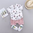 thumbnail image 1 of LSLJS Baby Girl Clothes Outfits Short Sets 2 Pieces with T-Shirt + Short Pants Summer Outfits, 1 of 4