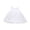 White, variant on Ashirexll Pretty Dresses for Girls Sleeveless Round Neck Solid Color Tulle Blend Dress Knee Length Black 12 Months