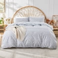 thumbnail image 1 of Gogreen Queen Duvet Cover Set, Soft & Breathable Microfiber 3 Pieces Queen Bedding Sets, Pattern Queen Comfy Duvet Cover Set, with Zipper Closure (Queen), 1 of 8