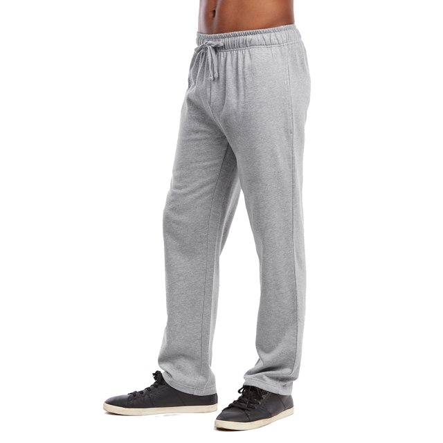 Pantalon de Survêtement en Molleton Léger pour Hommes (3TG Gris Chiné)