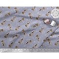 thumbnail image 3 of Soimoi Poly Georgette Fabric Star,Knife & Circus Dog Cartoon Decor Fabric Printed Yard 42 Inch Wide, 3 of 3