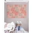 thumbnail image 4 of Tapis d'appoint lavable Haylee 2 pi x 3 pi ivoire et corail, 4 of 7