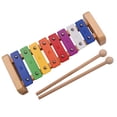thumbnail image 1 of Toy Wood Pine Xylophone 8-Note  C Key Percussion Toddle Kid Musical Toy, 1 of 5