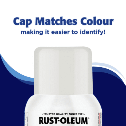 Peinture en spray Rust-Oleum intérieur/extérieur à faible odeur, finition brillante blanc neige, 312 g