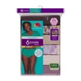 thumbnail image 2 of Fruit Of The Loom Womens Microfiber Brief Panty 6 Pack, 10, Assorted, 2 of 9
