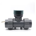 thumbnail image 3 of DN25-80 High Precision Smart Digital Display Flowmeter, RS485 LCD Electronic Flowmeter, PVC Flow Sensor For Farm/Garden Irrigation ,Low Power Consumption, 3 of 6
