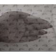 thumbnail image 4 of oneOone Viscose Chiffon Medium Gray Fabric Rabbit Animal Dress Material Fabric Print Fabric By The Yard 42 Inch Wide, 4 of 4