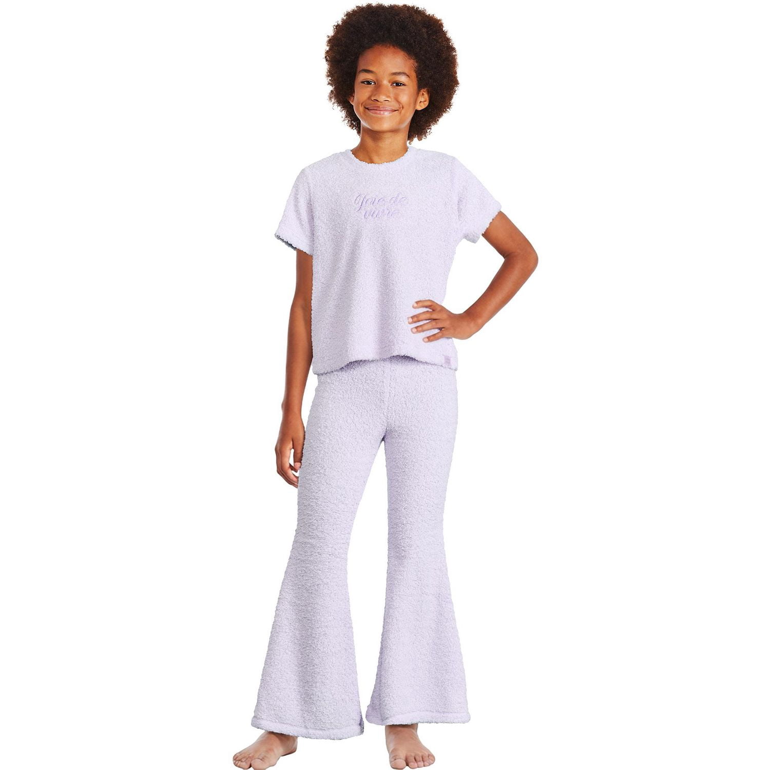 Justice Girls' Two Piece Cloud Fleece Pajama Set