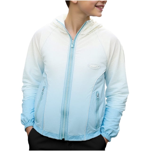 Veste de Protection Solaire pour Garçons Upf Été à Capuche Mince Manteau Vêtements pour Enfants 1 Pce