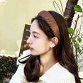 thumbnail image 5 of EGNMCR Knitted Wool Stripe Cloth Hair Hoop New Sweet Hundred Hoop Ferrule Ferrule, 5 of 5