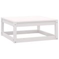 thumbnail image 5 of vidaXL 2 Piece Garden Lounge Set White Solid Pinewood, 5 of 5