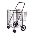 thumbnail image 1 of Patiojoy Utility Folding Shopping Cart with Swivel Wheels Easy Storage, 1 of 7