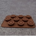 thumbnail image 4 of Vaidha Fleur 9 Trous pour Gâteau au Chocolat Gelée Pouding Savon Forme Ronde, 4 of 6