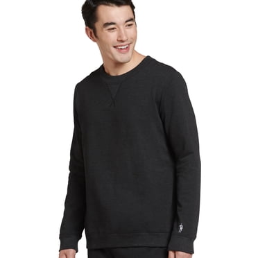 Jockey Men's Lightweight Cotton Blend Fleece Crew Sweatshirt