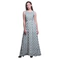 thumbnail image 1 of Bimba Robe Longue Décontractée Sans Manches à Encolure Ronde pour Femmes Shibori, Imprimé, Xxx-Grand, 1 of 5