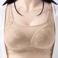 thumbnail image 2 of VEKDONE Woman's Back Buckle Thin Style Ventilate Large Size Bra Without Steel Rim Gray 38/85, 2 of 6