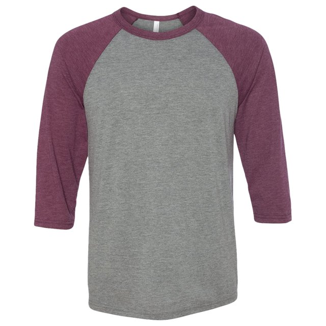Bella + Canvas Unisex 3/4-Sleeve Baseball T-Shirt