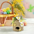 thumbnail image 5 of Bee Hive Decor Beehive Decoration 1 Pack Country Decorative Beehive Natural Beehive Theme Decoration Spring Summer Country Farmhouse Kitchen Table Tiered Tray Decorat, 5 of 5