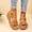 Brown, variant on Dvkptbk Sandals Women Summer Ladies Slippers Casual Women's Shoes Lightweight Platform Wedges Sandals Womens Shoes